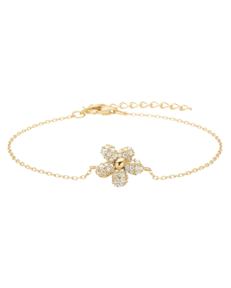 Pulseira PHOEBENOR Flor Dourada