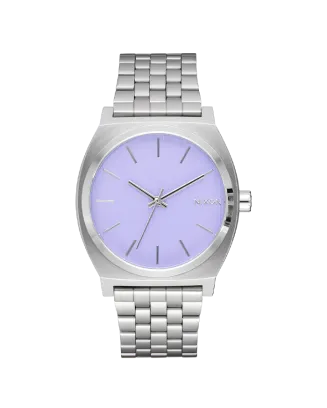 Relogio Time Teller Roxo e Prateado