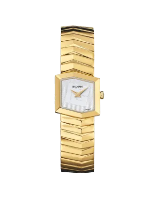 Rel&oacute;gio de senhora Taffetas dourado