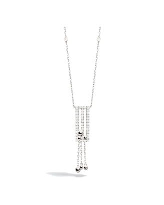 Colar Cosmic Spell Ouro Branco E Diamantes