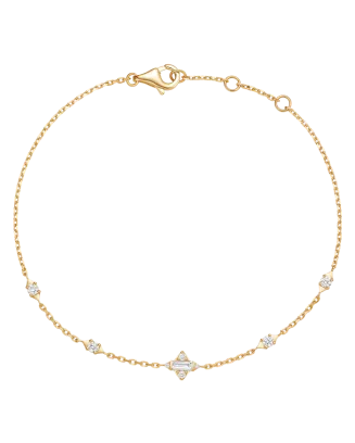 Colar Endless em Ouro Amarelo e Diamantes