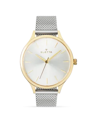 Relógio Mulher New Classic Lady XL Gold & Silver