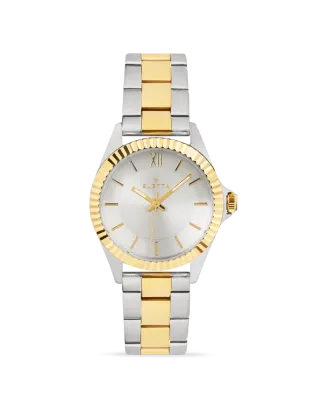 Rel&oacute;gio Mulher Royale Silver & Gold