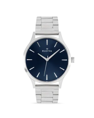 Rel&oacute;gio Homem New Classic XL Brushed Steel & Blue