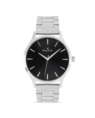 Rel&oacute;gio Homem New Classic XL Brushed Steel & Black