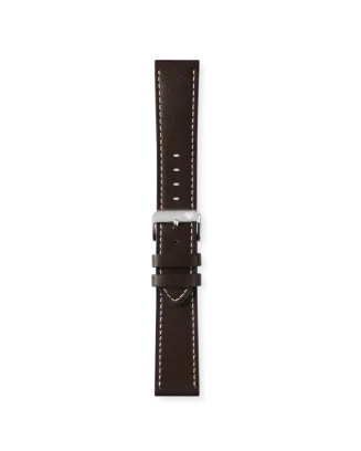 ELETTA Bracelete Pele Castanha 22mm