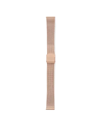 Eletta Bracelete 16mm Mesh Dourado Rosa