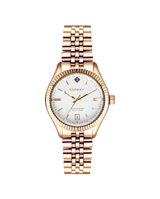 Relógio Feminino Sussex Branco e Dourado