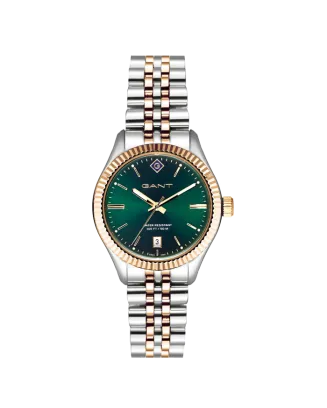 Relógio Feminino Sussex Verde e Dourado