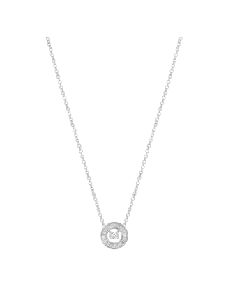 Colar Possession Ouro Branco E Diamantes