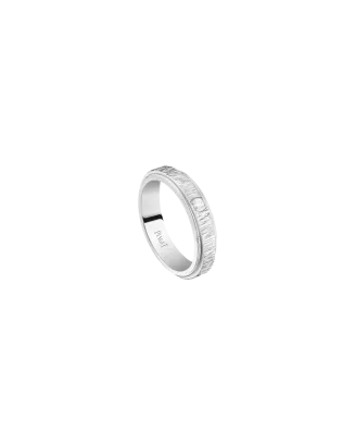 Anel Possession Ouro Branco E Diamante