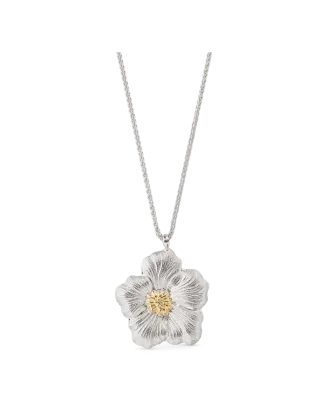 Colar Pendente Blossoms Prata e Vermeil