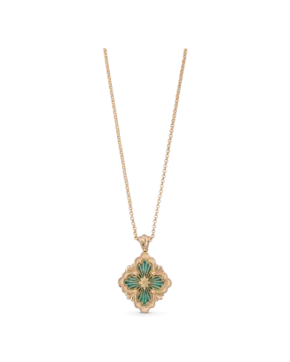 Colar Pendente Opera Tulle Ouro Amarelo E Amazonite
