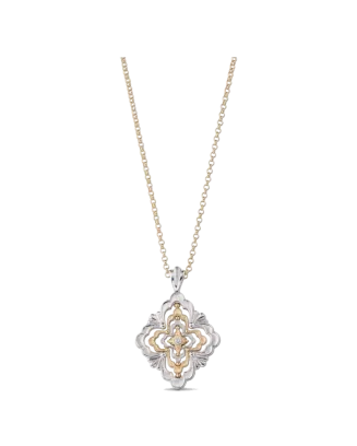Colar Opera Galileo Ouro Branco, Ouro Amarelo E Diamantes