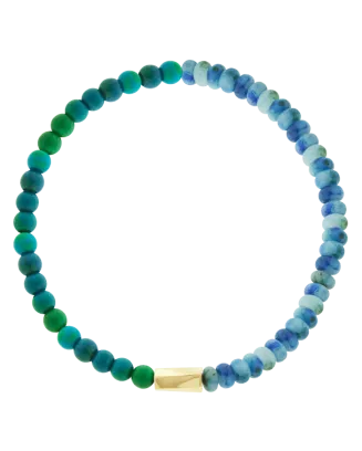 Pulseira Ouro Amarelo, Jasper E Agata