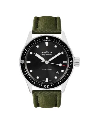 Rel&oacute;gio Blancpain Fifty Fathoms Bathyscaphe Data