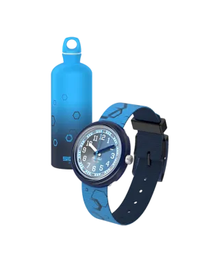 Rel&oacute;gio Flik Flak de crian&ccedil;a azul SIGG