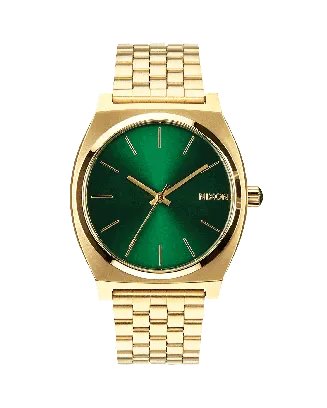 Relógio Time Teller Dourado e Verde