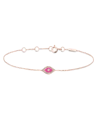 PULSEIRA MARBELLA OLHO, OURO ROSA E DIAM