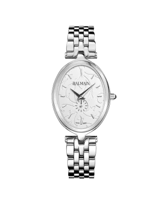 Relógio de Senhora Haute Elegance Oval Aço Mostrador Arabesc
