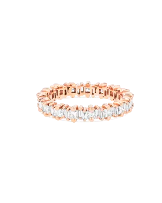 Alian&ccedil;a Ouro Rosa e Diamantes
