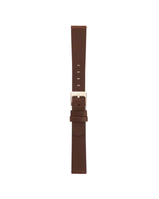 Eletta Bracelete 16mm Pele Castanha Dour