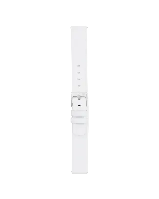Eletta Bracelete 16mm Pele Branca Aço