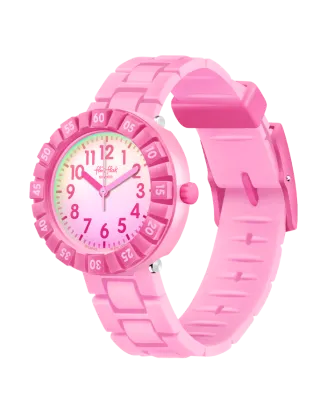 Relógio Flik Flak de criança rosa