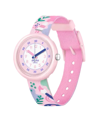 Relógio Flik Flak de criança rosa