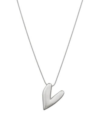 Colar kokoro Prateado