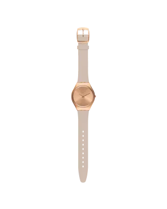 Relógio Swatch mulher Dourado Rosa Aço