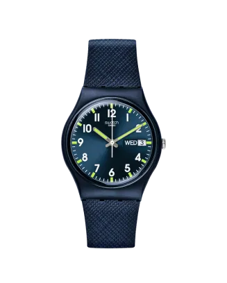 Rel&oacute;gio Swatch homem Azul Data
