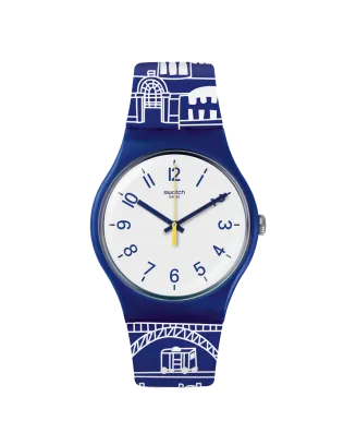 Relógio Swatch homem Azul e Branco Porto