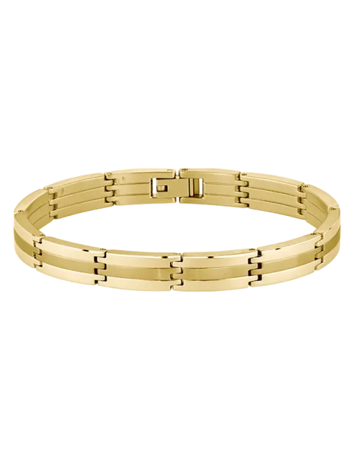 Pulseira Homem Aço Dourado BROOKS