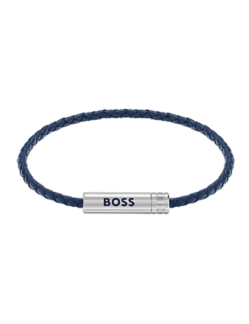 Pulseira Homem Pele e Aço Ares Air