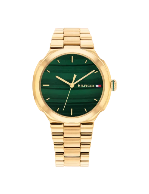 Relógio Mulher Aço IP Dourado