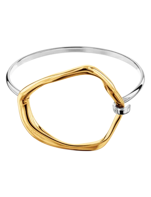 Pulseira Senhora em Aço e Dourado