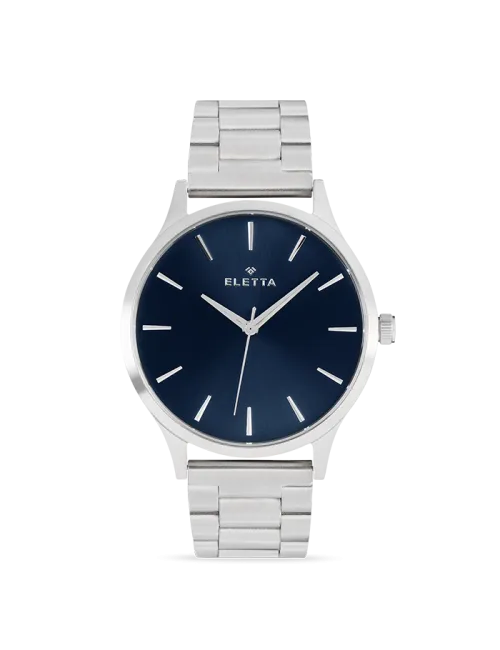 Relógio Homem New Classic XL Brushed Steel & Blue