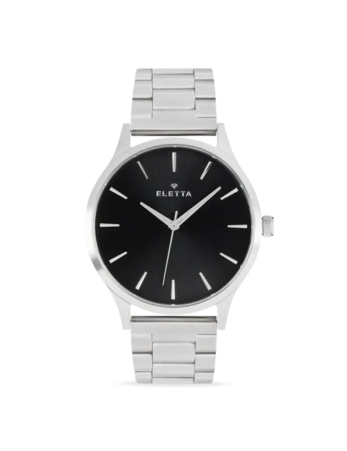 Relógio Homem New Classic XL Brushed Steel & Black