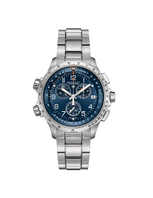 Relógio Homem Hamilton Khaki Aviation X-Wind GMT
