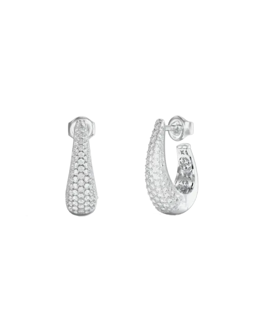 Brincos Madison Prateados