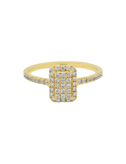 Anel Épure Radiant Ouro Amarelo e Diamantes