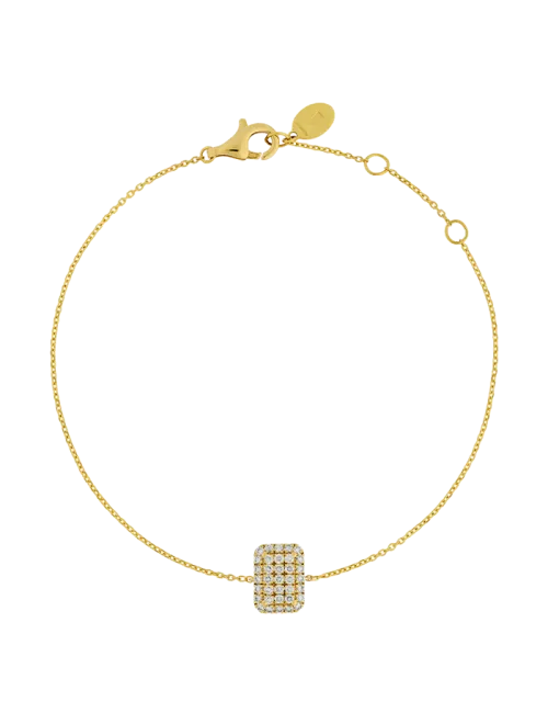 Pulseira Épure Radiant Ouro Amarelo e Diamantes