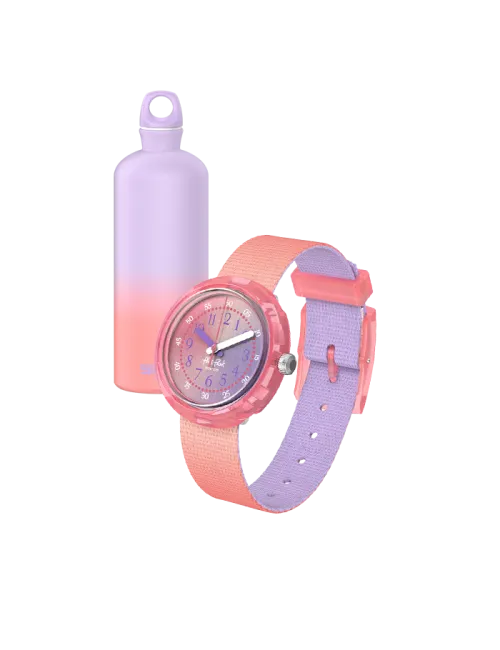 Relógio Flik Flak de criança rosa SIGG