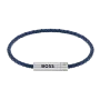 Pulseira Homem Pele e Aço Ares Air imagem 1