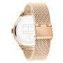 Relógio Mulher Aço Dourado Rosa