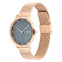 Relógio Mulher Aço Dourado Rosa
