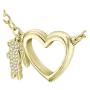 Colar Mulher Aço Dourado Love My Croc
