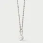 Pendente Grace Mini Ouro Branco Diamantes