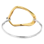 Pulseira Senhora em Aço e Dourado